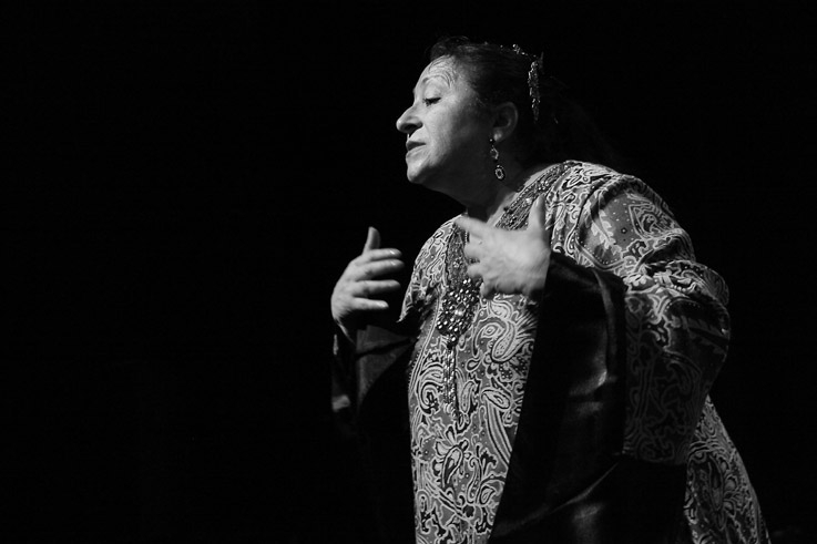 Amparo Cortés, chanteuse gitane de flamenco, gyspy singer Spain, concert, live, Espagne, Caserne Fonck, Liège, festival des voix de femmes, © photo dominique houcmant